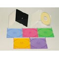 CD Slim Line Jewel Case - Colored Top w/Frosty Clear Base
